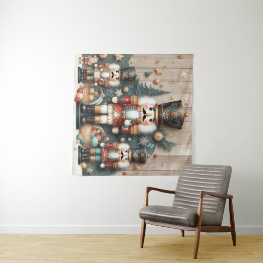 Notenkraker tapijt wandkleed (In Situ (horizontaal))