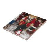 Notenkraker Teddy Bear Christmas Collectie Tegeltje (Zijkant)