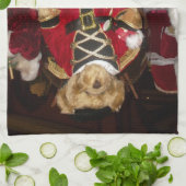 Notenkraker Teddy Bear Christmas Collectie Theedoek (Gevouwen)