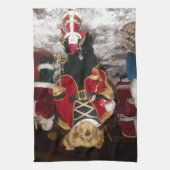 Notenkraker Teddy Bear Christmas Collectie Theedoek (Verticaal)