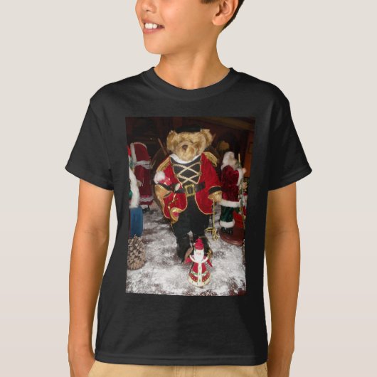 Notenkraker Teddy Bear Kerstmis T-shirt (Voorkant)