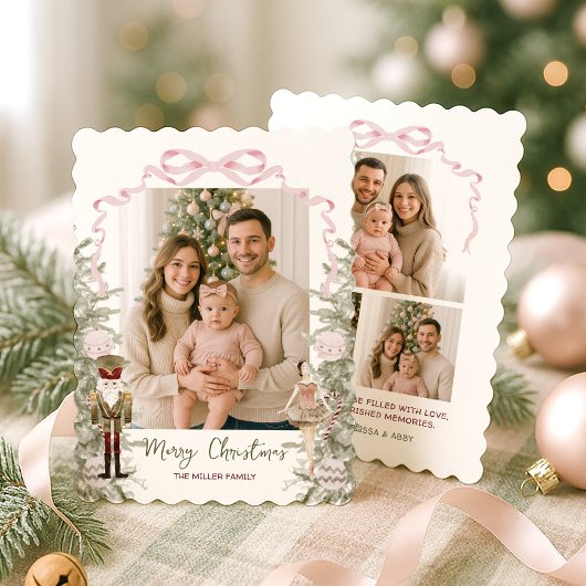 Notenkraker Thema Foto Kerstmis Feestdagenkaart