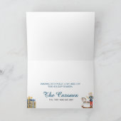 Notenkraker thema kerst Kaart (Binnen)