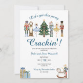 Notenkraker thema Kerstfeest uitnodiging (Voorkant)