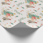 Notenkraker Theme Wrapping Paper-Holiday Gift Wrap Cadeaupapier (Hoek)