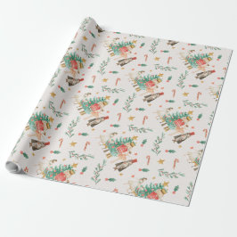 Notenkraker Theme Wrapping Paper-Holiday Gift Wrap Cadeaupapier