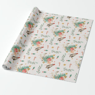 Notenkraker Theme Wrapping Paper-Holiday Gift Wrap Cadeaupapier