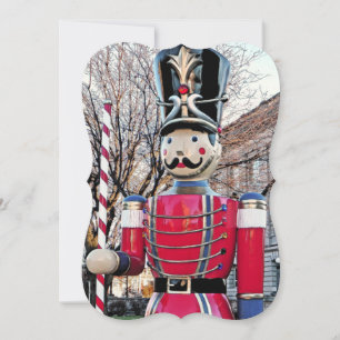 NOTENKRAKER/TOY SOLDATENFIGUUR/KERSTDECORATIE FEESTDAGENKAART