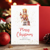 Notenkraker Traditionele Feestelijke Botanische Ke Feestdagen Kaart