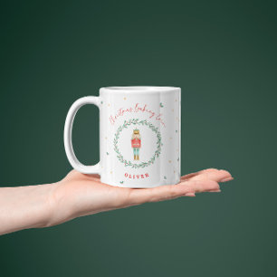 Notenkraker traditionele kerst bakken Crew rood Mok