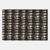 Notenkraker Trio Christmas Black Inpakpapier Vel (Voorkant 2)