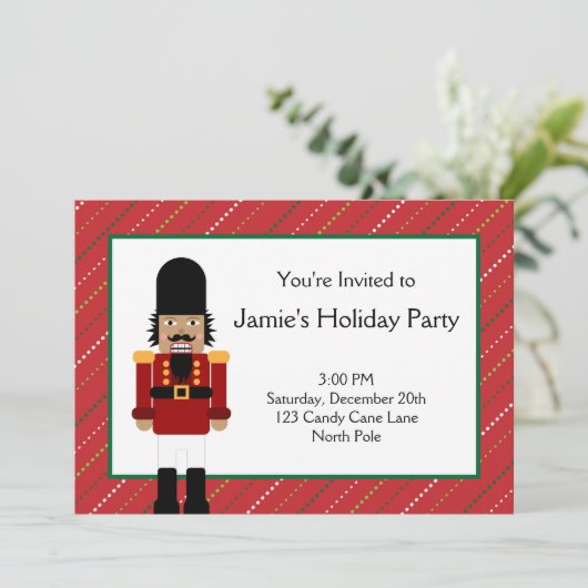 Notenkraker - Uitnodiging (Staand voorkant)