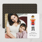 Notenkraker vakantie fotokaart feestdagenkaart (Voorkant / Achterkant)