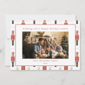 Notenkraker Vakantie Kerst Kaart met Foto (Voorkant)