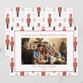 Notenkraker Vakantie Kerst Kaart met Foto (Voorkant / Achterkant)