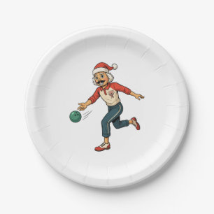 Notenkraker Vakantie Spel Gooier Casual Kerstmis Papieren Bordje