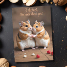 Notenkraker van Jou Hamster Koppel Valentijnsdag K