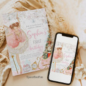 Notenkraker Verjaardag Ballerina Kaart