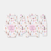 Notenkraker verjaardag bedankdoosjes (Uitgevouwen)