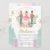 Notenkraker Verjaardag Meisje Ballet Meisje Suger  Kaart (Voorkant / Achterkant)