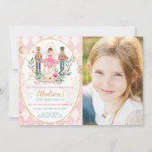 Notenkraker Verjaardag Meisje Ballet Meisje Suger  Kaart (Voorkant)