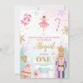 Notenkraker Verjaardag Nodig Winter Land van snoep Kaart (Voorkant)