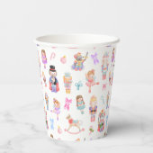 Notenkraker verjaardag papieren bekers (Achterkant)