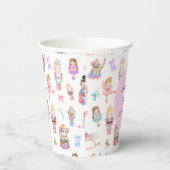 Notenkraker verjaardag papieren bekers (Rechts)