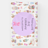 Notenkraker verjaardag spandoek (Verticaal)