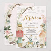 Notenkraker Verjaardag Sugar Plum Fairy Kerstmis Kaart (Voorkant / Achterkant)