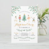 Notenkraker Verjaardag Sugar Plum Fairy Kerstmis Kaart (Staand voorkant)