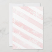 Notenkraker Verjaardag Sugar Plum Pink Kaart (Achterkant)