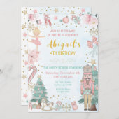 Notenkraker Verjaardag Uitnodiging Notenkraker Uit (Voorkant / Achterkant)