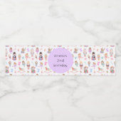 Notenkraker verjaardag waterfles etiket (Enkel label)