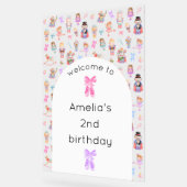 Notenkraker Verjaardag Welkom Acryl Bord (Hoek)