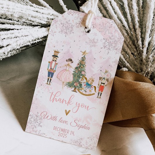 Notenkraker Verjaardag Wonderland Cadeaulabel