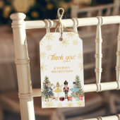 Notenkraker Verjaardagsfeest Dank u Cadeau Labels Cadeaulabel