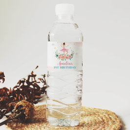 Notenkraker Verjaardagsfeestje Waterfles Label Etiket