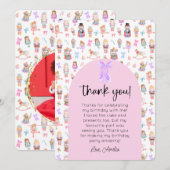 Notenkraker Verjaardagsfoto Dank u Kaart (Voorkant / Achterkant)