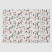 Notenkraker Vintage Kerstvakantie Tissuepapier (Voorkant)