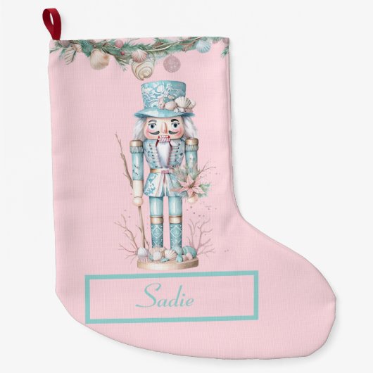 notenkraker voor de kust grote kerstsok (Voorkant)