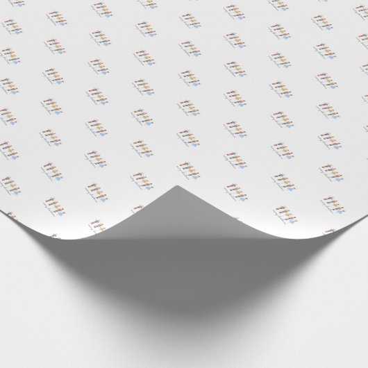 Notenkraker Vrolijk Kerst Wrapping Papier (Hoek)