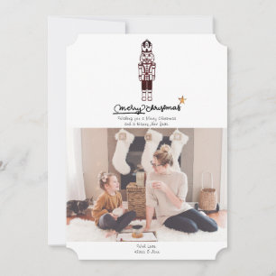 Notenkraker Vrolijk Kerstfeest Fotokaart Feestdagenkaart