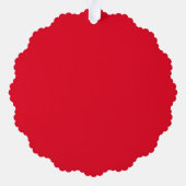  Notenkraker & Vrolijk Kerstfeest Ornament Kaart (Achterkant)