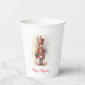  Notenkraker & Vrolijk Kerstfeest Papieren Bekers (Voorkant)