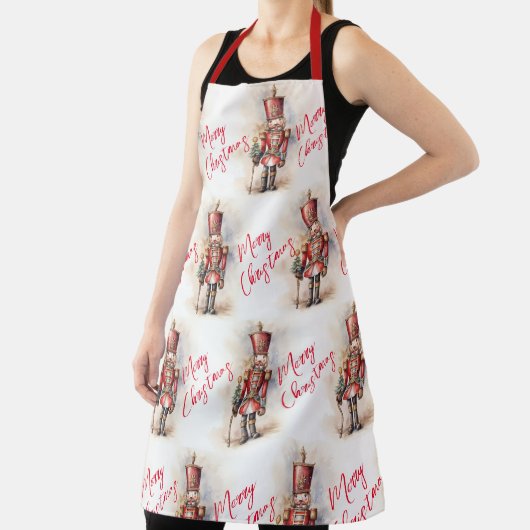 Notenkraker & Vrolijk Kerstfeest Schort (Insitu)