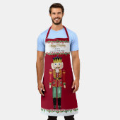 Notenkraker Vrolijk Kerstfeest We houden van je Ki Schort (Gedragen)