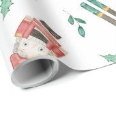 Notenkraker Waterverf Cadeaupapier (Rol Hoek)