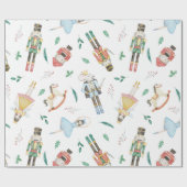 Notenkraker Waterverf Cadeaupapier (Vlak)