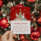 Notenkraker Waterverf Kerstbrunch Kaart